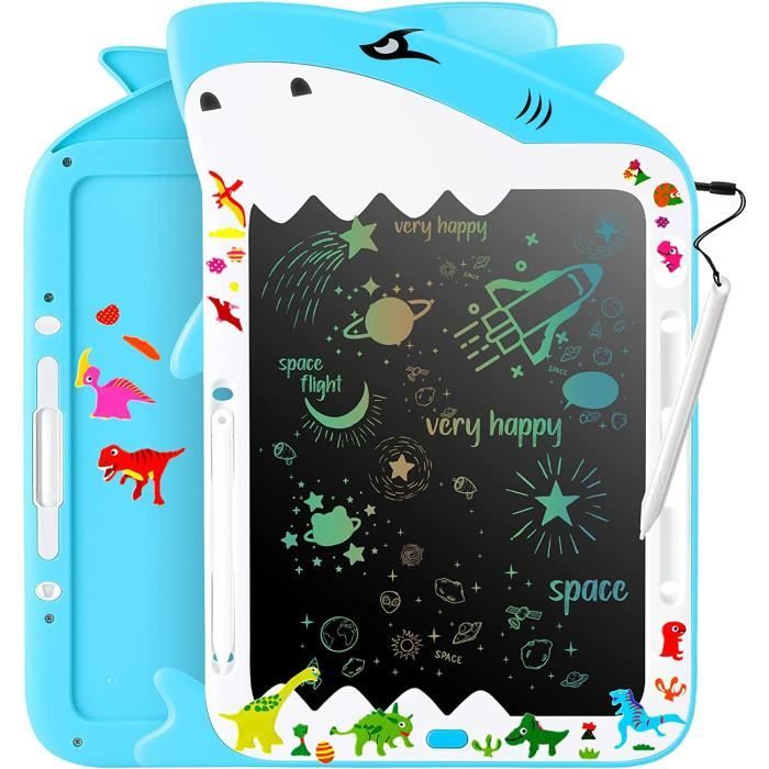 Tableau d'écriture LCD pour enfants de 3 à 8 ans, planche à dessin dinosaure, jouet et cadeau d'anniversaire pour garçons et filles, vert Tableau d'écriture LCD pour enfants de 3 à 8 ans, planche à dessin dinosaure, jouet et cadeau d'anniversaire pour garçons et filles, vert