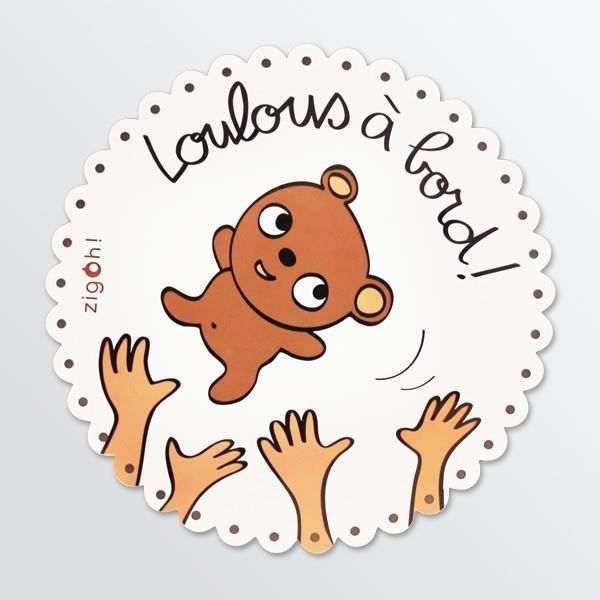 Stickers Adhesif Loulous A Bord Pour Voiture Autocollant Pare Brise Arriere Securite Enfant Bebe Famille Valerie Nylin Zigoniric Cdiscount Auto