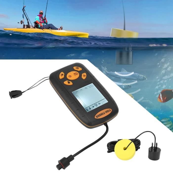 Détecteur de poisson - ZJCHAO - Fish Finder LCD - Portable - Sonar ...