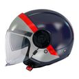 Casque jet double écrans MT Helmets Viale Sv 68 Uni - bleu - M (57/58 cm)-1