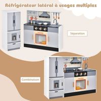 Cuisine Enfant En Bois Dreamade – Avec Micro-ondes, Hotte, Four, Sons – Jeu D’imitation 3–6 Ans - 6