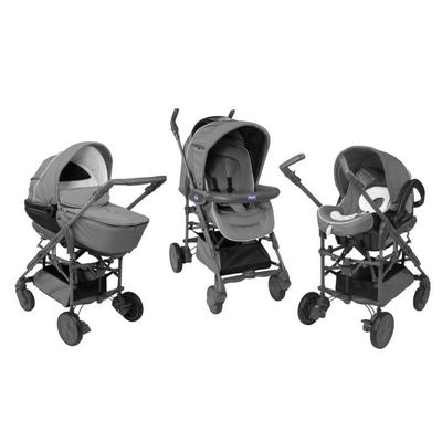 CHICCO Poussette Combin e Trio Living Smart Losange Cdiscount