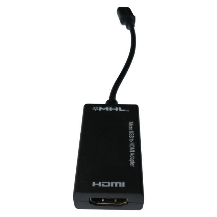 Adaptateur HDMI Micro USB pour HUAWEI MediaPad T3 Smartphone Television TV 3D FULL HD 4K Ecran 1080p Cdiscount Informatique
