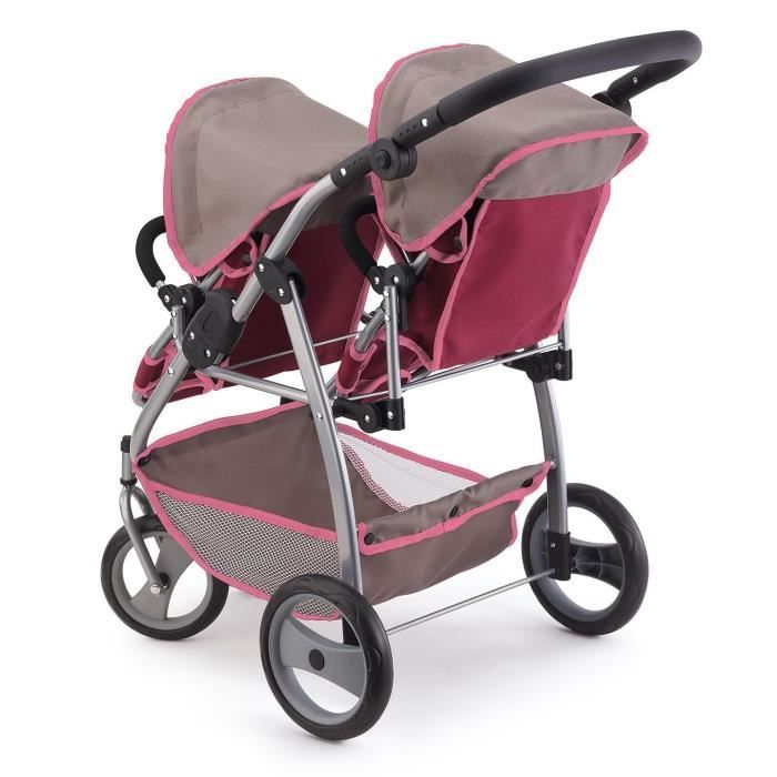 BAYER Poussette Landau Jumeaux pour Poupee Cdiscount Jeux Jouets