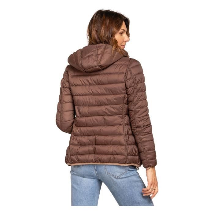 Doudoune fine marron cheap