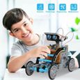 2022 Robot à énergie solaire jouet éducatif et créatif  Kit scientifique  blocs de construction jouets pour garçons de 8 à 10 ans-2
