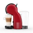 KRUPS Nescafé Dolce Gusto Machine à café + 48 dosettes, Cafetière espresso, Compact, Multi-boissons, Piccolo XS rouge YY4580FD-2