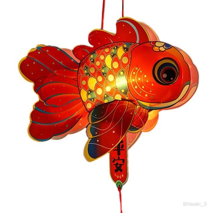 dragon poisson lanterne