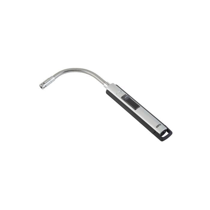 Zippo Allume-Feu Flex Neck Argent - Briquet à Col Flexible Coupe-Vent