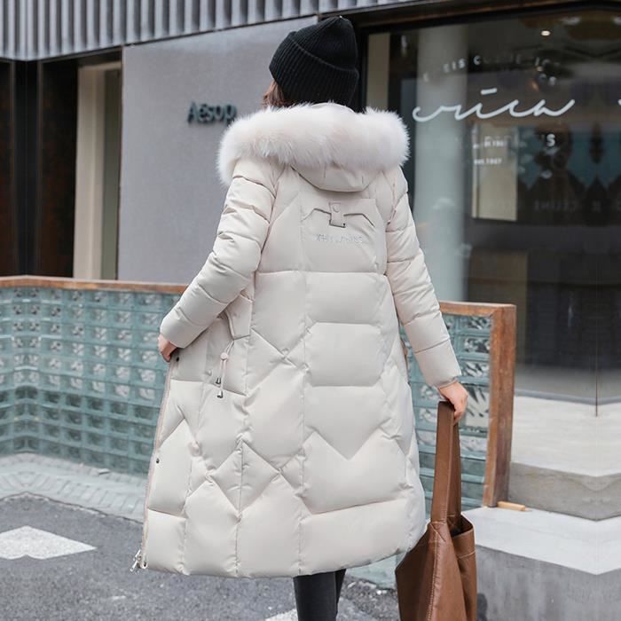 Veste hiver blanche femme new arrivals