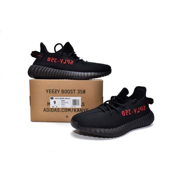 BASKET ADIDASx YEEZYx BOOST 350 V2 CP9652 Black Red Femme Homme