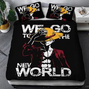 Parure De Lit One Piece 140x200 Cm - Housse De Couette Réversible + Taie D'Oreiller