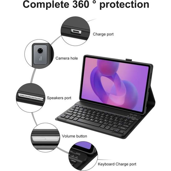 Clavier Pour Lenovo Idea Tab Pro 12.7" 2025,Coque Pour Lenovo Idea Tab