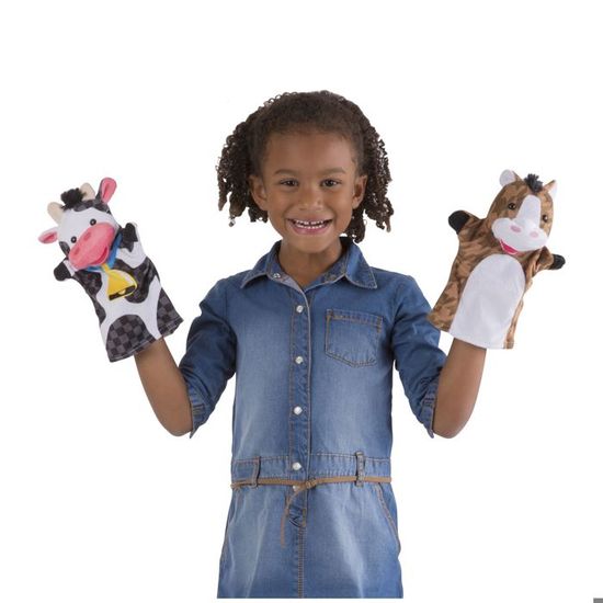 Lot De 3 Marionnettes à Main Animaux - Jouet Éducatif Pour Enfants, Raconter Des Histoires, Jeu Interactif