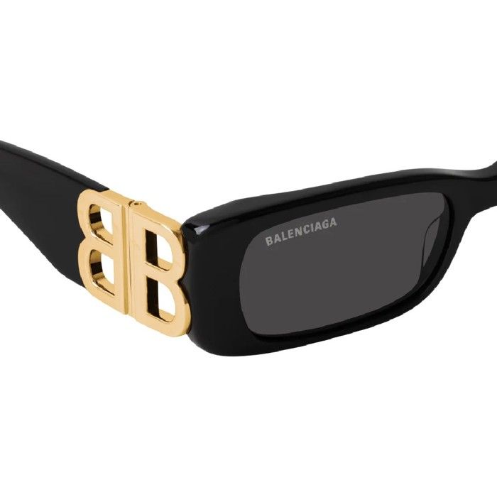 Lunettes de soleil Balenciaga BB0096S Noir Enveloppant