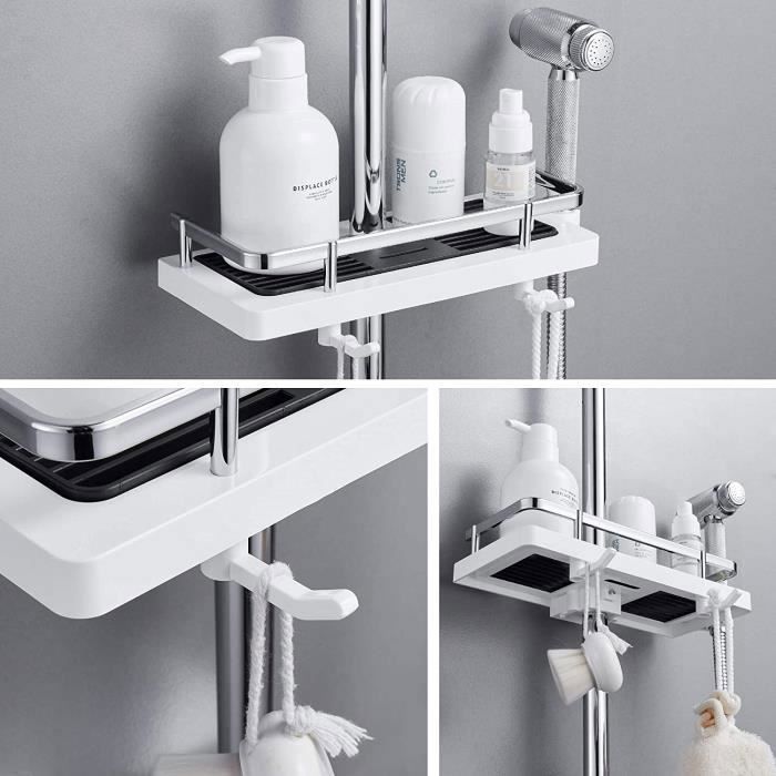 Étagère De Douche De Salle De Bain, Sans Perçage, Étagère De Douche À Suspendre, Organiseur De Étagère De Douche De Salle De Bain, Sans Perçage, Étagère De Douche À Suspendre, Organiseur De