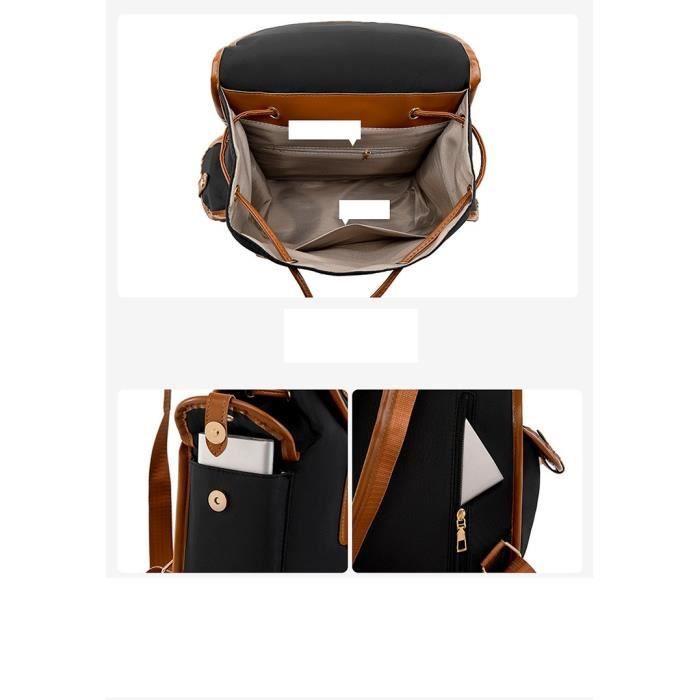 Sac à Dos Femme Élégant Et Léger – Antivol, Imperméable, Multifonction – Idéal Voyage, École, Sport Et Quotidien