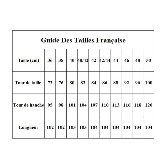 Taille 32 deals pantalon homme correspondance
