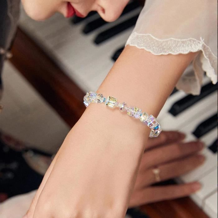 Susan Y Cadeau f te des m res Femme Bracelet Femme avec Cristaux