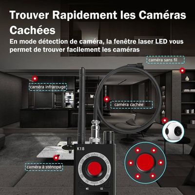 Mini détecteur de caméra espion sans fil, micro appareil de poche pour Mini détecteur de caméra espion sans fil, micro appareil de poche pour