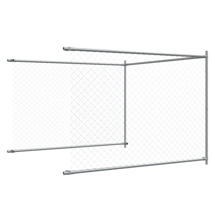 Cage Pour Chien Grandes Races 6x2m - Acier Galvanisé, Extérieur, Résistante Intempéries, Montage Tournevis