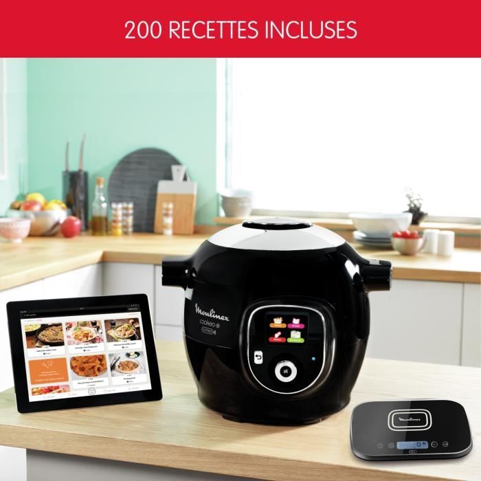 Moulinex Cookeo Touch WiFi Multi-Function Cooker 6lt 1600W Black