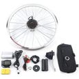 Kit de Conversion de vélo électrique 36V 250W 26"Kit de Conversion de Moteur LCD pour Moteur de moyeu de Roue arrière pour E-Bike-0