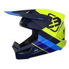 SHOT RACE GEAR Casque moto cross FREEGUN BY SHOT XP4 Rainbow Blue Neon Yellow Glossy
