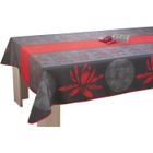 Nappe anti-taches Rectangulaire 150x240 cm - Lotus rouge