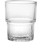 Verre bas empilable - DURALEX - Lot de 4 - 16 cL - Verre hygiénique - Design classique