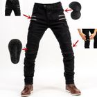 BRAND Pantalon de motocross Hommes Moto Jeans Pantalon d'équitation tout-terrain Conception à glissière avec équipement de protection
