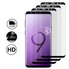 VCOMP Pour Samsung Galaxy S9 5.8": Lot- pack de 3 Films en VERRE Trempé Bord Incurvé Resistant