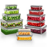 TUSEASY Tupperware Boite Hermetique Alimentaire, Boîte Rangement Cuisine Frigo Meal Prep Lunch Box Conservation Repas Récipients
