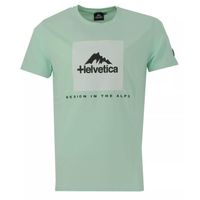 Tee-shirt homme HELVETICA MILLER - Vert - Coupe classique et confortable