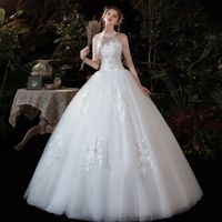 La robe de mariée principale 2021 nouveau tempérament robe de mariée Mori système super fée rêve pendentif robe de mariée s