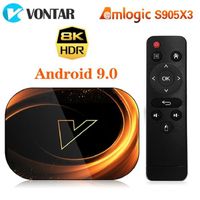 Décodeur réseau VONTAR X3 S905X3 Android 9.0 TV Box 4+64GB