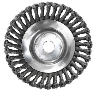 Tête De Débroussailleuse En Fil D'acier – 200 Mm – 6 Pièces – Pour Enlever Mousse, Rouille, Herbe Dense