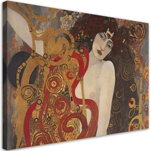 Tableau Toile Femme Nu Artistique 70x50cm – Impression Art Déco Murale