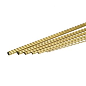 Lot De 6 Tubes En Cuivre – 2 à 7 Mm De Diamètre, Paroi 0,5 Mm, Longueur 200 Mm – Parfait Pour Bricolage Et Modélisme