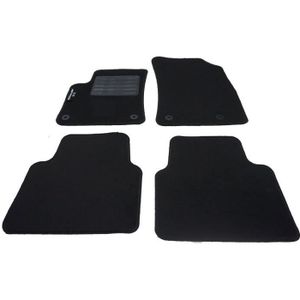 Bordure extra haute de 5 cm. Lot de tapis en caoutchouc design 3D pour Citroën C3 Aircross à partir de 2017