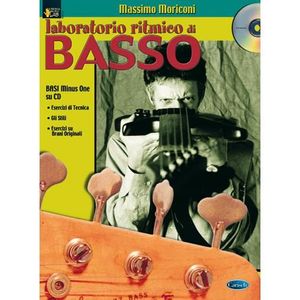 PARTITION Laboratorio Ritmico di Basso + CD, de M. Moriconi - Recueil + CD pour Guitare basse en Italien édité par Carisch référencé : CARM…