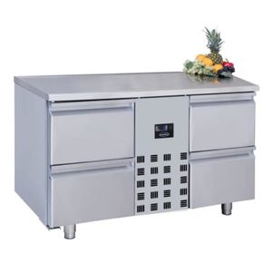 Réfrigérateur tiroir 700 TABLE RÉFRIGÉRÉE 4 TIROIRS MONOBLOCK
