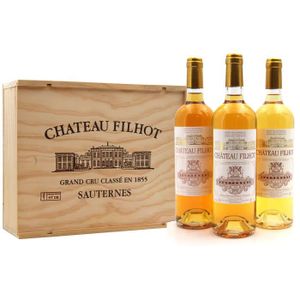 VIN BLANC Château Filhot 2008 - 2009 - 2010 Sauternes