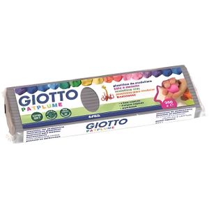 JEU DE PÂTE À MODELER Pâte à modeler pour enfant - Giotto - Patplume Gris - Légère à base végétale - Sans gluten