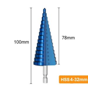 ENCLUME FINE-4-32mm -XCAN – foret à cône étagécoupe trou p