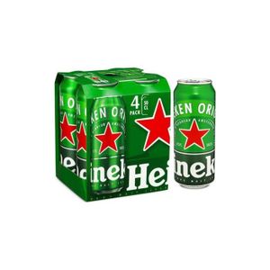 BIERE Heineken Bière blonde 5% 4 x 50 cl 5%vol.