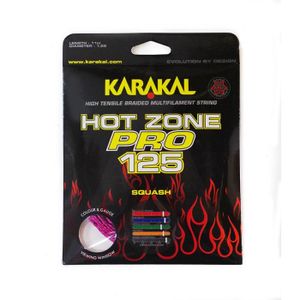 CORDAGE SQUASH Cordage de squash Karakal Hot Zone Pro 125 - rose/noir - 11 m x 1,25 mm