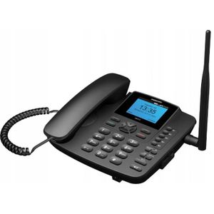 Téléphone fixe sans fil 4G Support de téléphone de bureau GSM  850-900-1800-1900M-Hz Carte SIM Téléphone sans fil avec antenne [839] -  Cdiscount Téléphonie