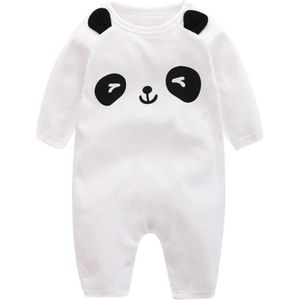 COMBINAISON Pyjama Nouveau née Combinaisons en Coton Bébé Filles Garçons Grenouillères Cartoon Outfits, 0-18 mois,Panda
