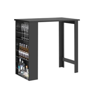 MANGE-DEBOUT SoBuy FWT17-Sch Table Haute Table de Bar Mange-deb